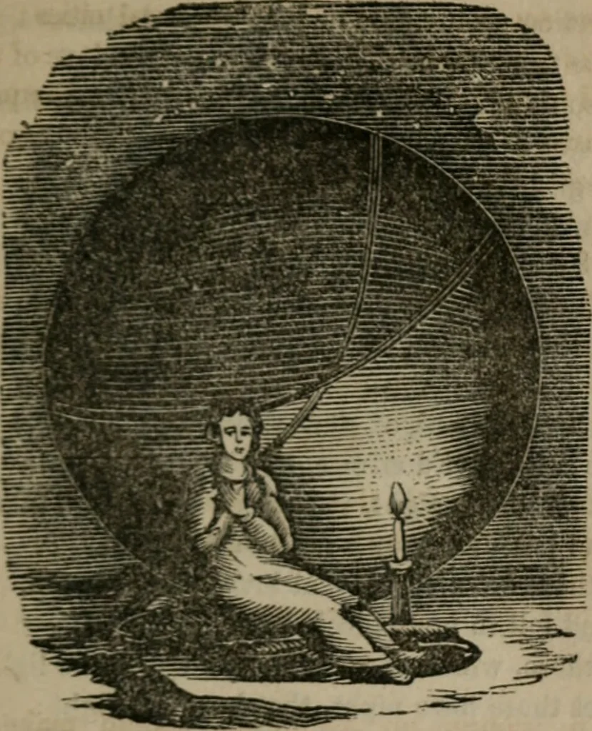 An illustration from Emblems divine and moral, 1851, leaf 68