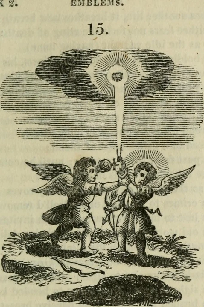 An illustration from Emblems, divine and moral, 1812, leaf 139