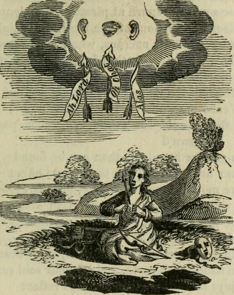 An illustration from Emblems, divine and moral, 1812, leaf 143