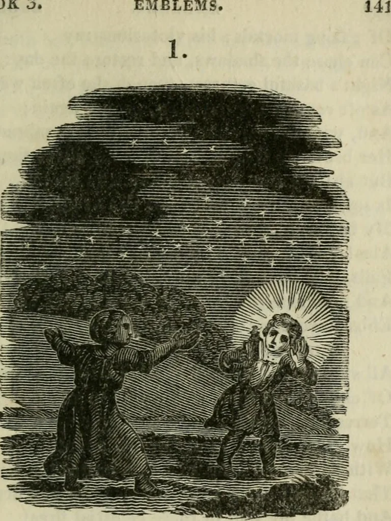 An illustration from Emblems, divine and moral, 1812, leaf 147