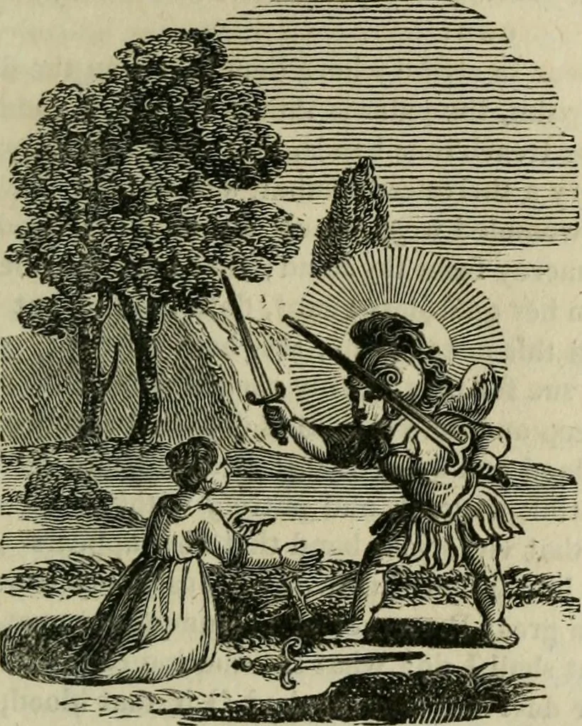 An illustration from Emblems, divine and moral, 1812, leaf 167