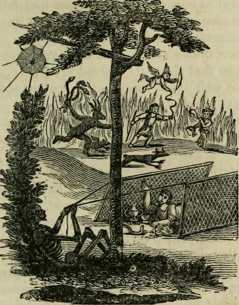 An illustration from Emblems, divine and moral, 1812, leaf 179