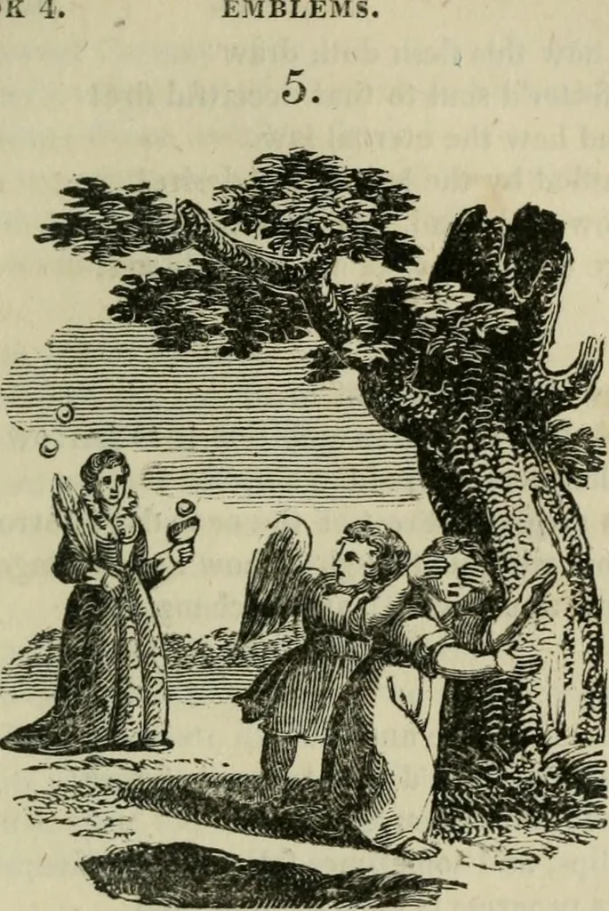An illustration from Emblems, divine and moral, 1812, leaf 223