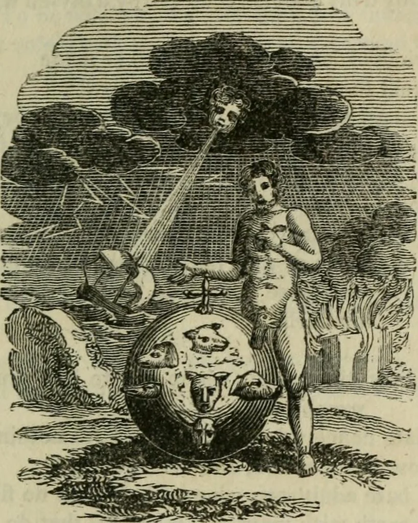An illustration from Emblems, divine and moral, 1812, leaf 27
