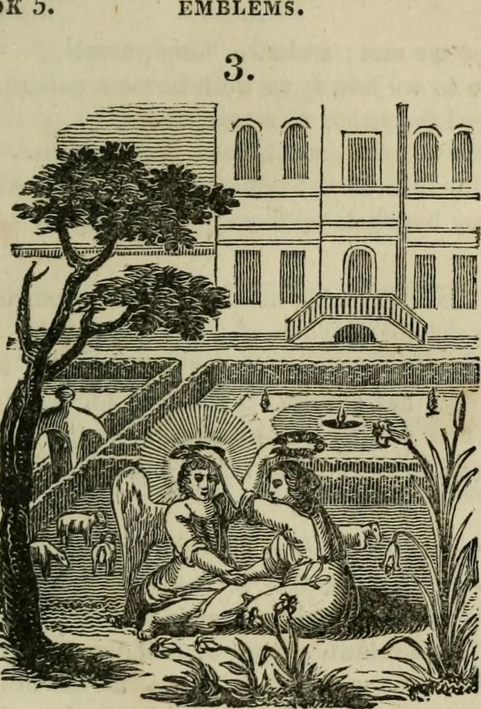 An illustration from Emblems, divine and moral, 1812, leaf 275