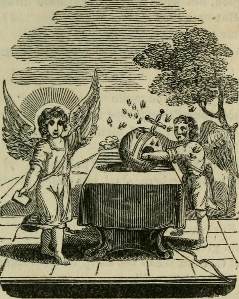 An illustration from Emblems, divine and moral, 1812, leaf 31