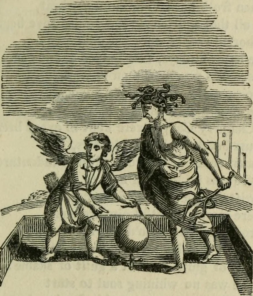 An illustration from Emblems, divine and moral, 1812, leaf 39