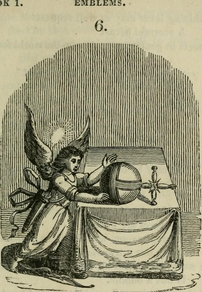 An illustration from Emblems, divine and moral, 1812, leaf 43