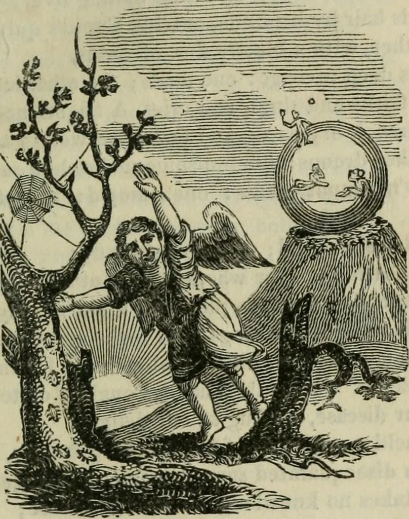 An illustration from Emblems, divine and moral, 1812, leaf 51