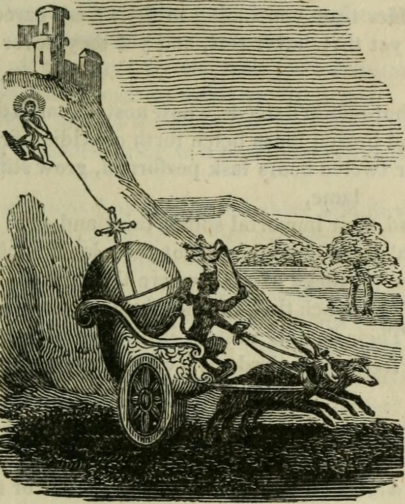 An illustration from Emblems, divine and moral, 1812, leaf 63