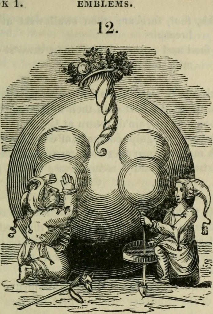 An illustration from Emblems, divine and moral, 1812, leaf 67