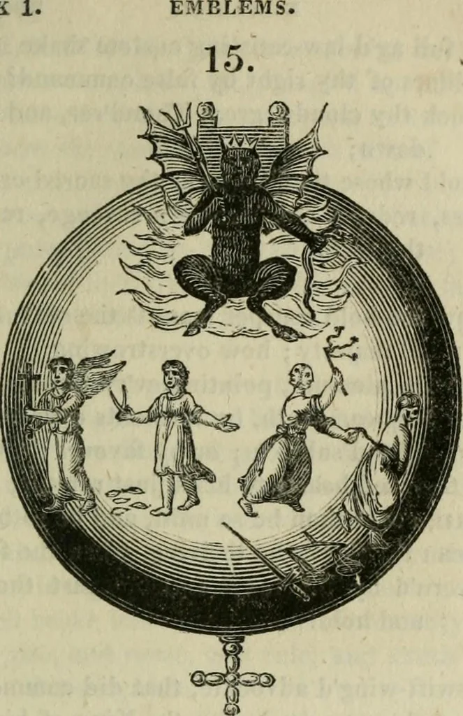 An illustration from Emblems, divine and moral, 1812, leaf 79
