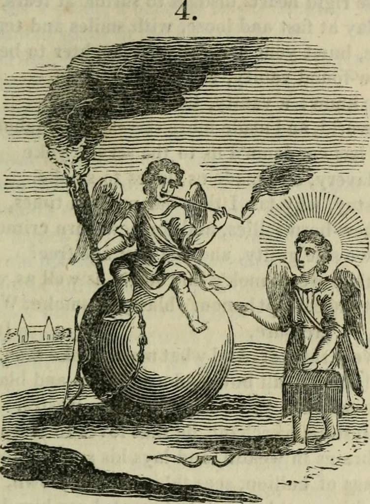 An illustration from Emblems, divine and moral, 1812, leaf 95