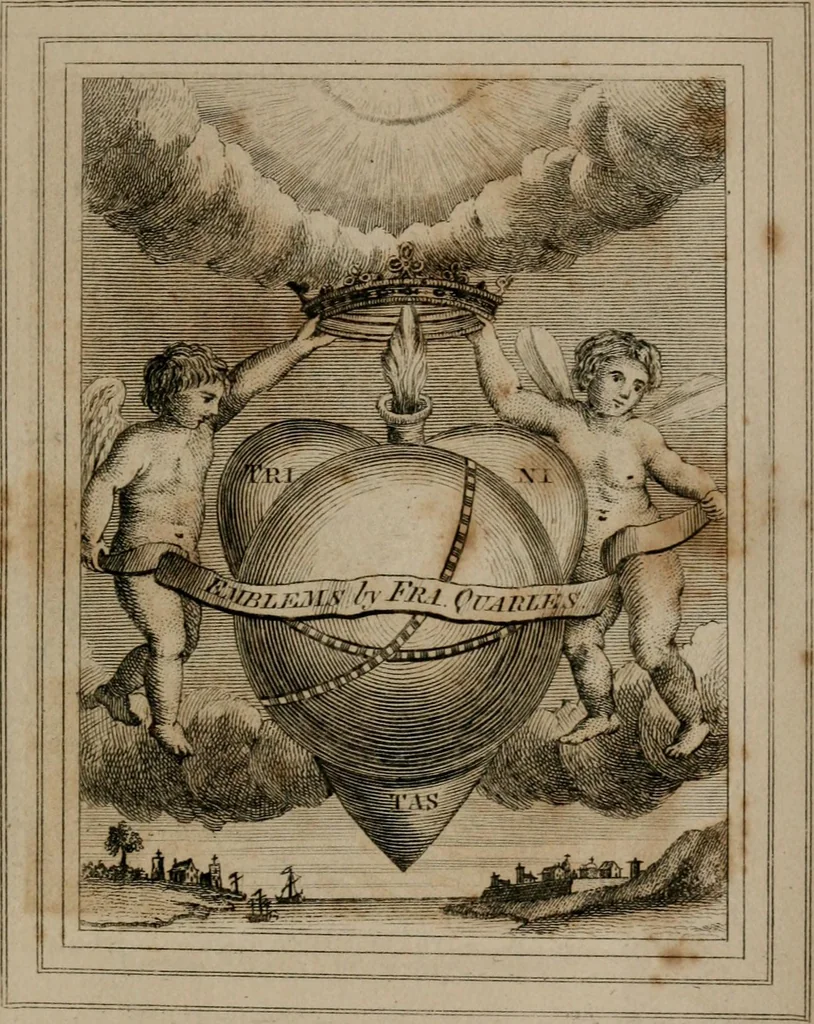 An illustration from Emblems divine and moral, 1839, leaf 10