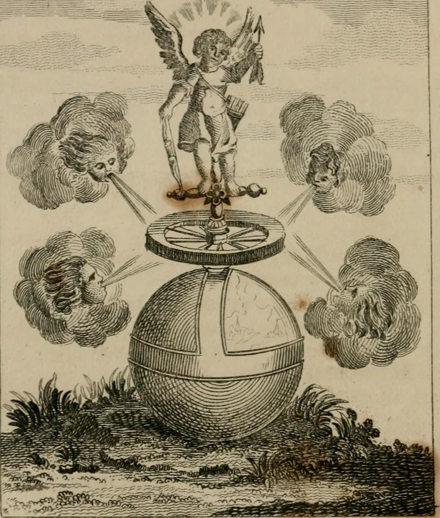 An illustration from Emblems divine and moral, 1839, leaf 155