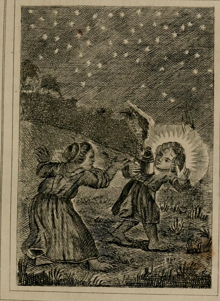 An illustration from Emblems divine and moral, 1839, leaf 180
