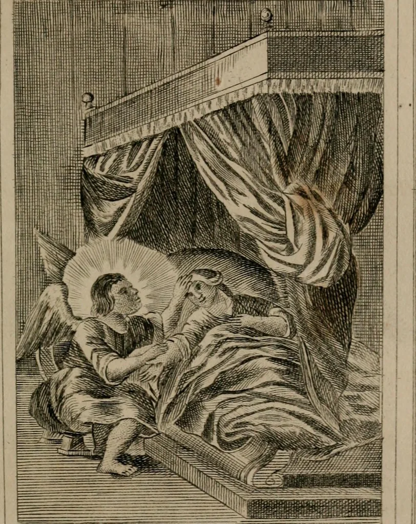 An illustration from Emblems divine and moral, 1839, leaf 190