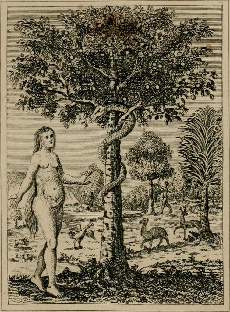 An illustration from Emblems divine and moral, 1839, leaf 25