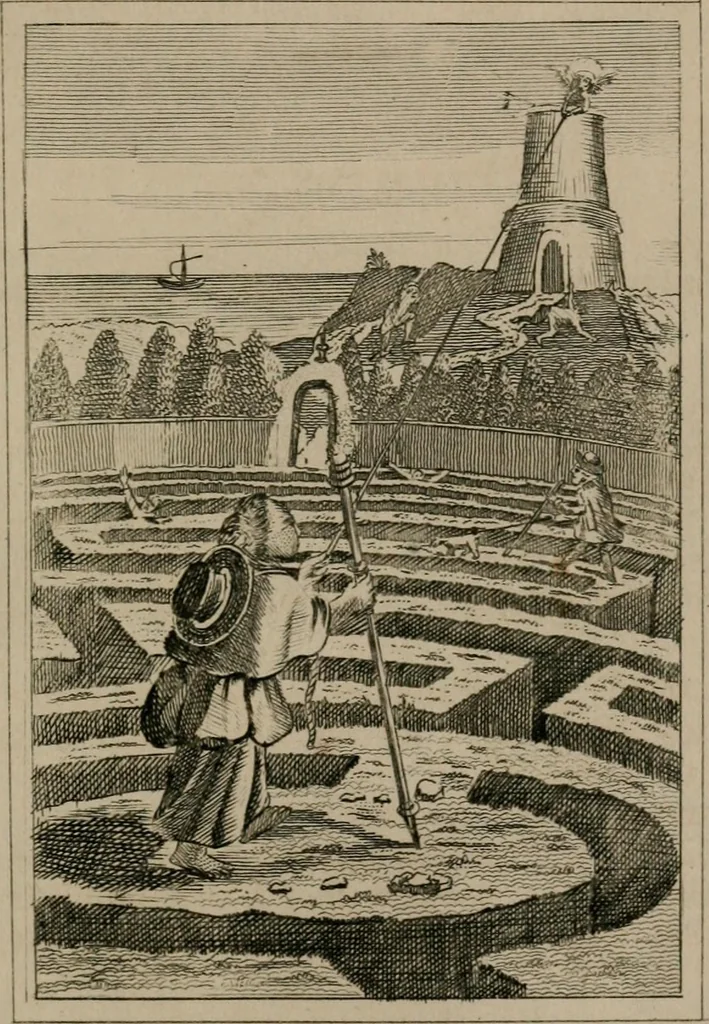 An illustration from Emblems divine and moral, 1839, leaf 260