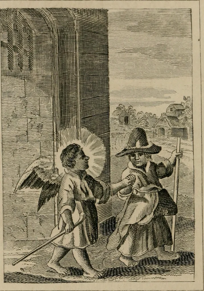 An illustration from Emblems divine and moral, 1839, leaf 285