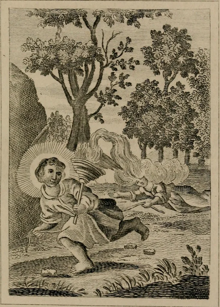 An illustration from Emblems divine and moral, 1839, leaf 290