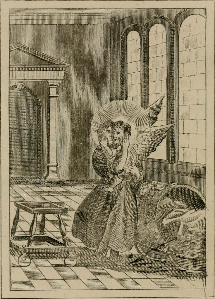 An illustration from Emblems divine and moral, 1839, leaf 295