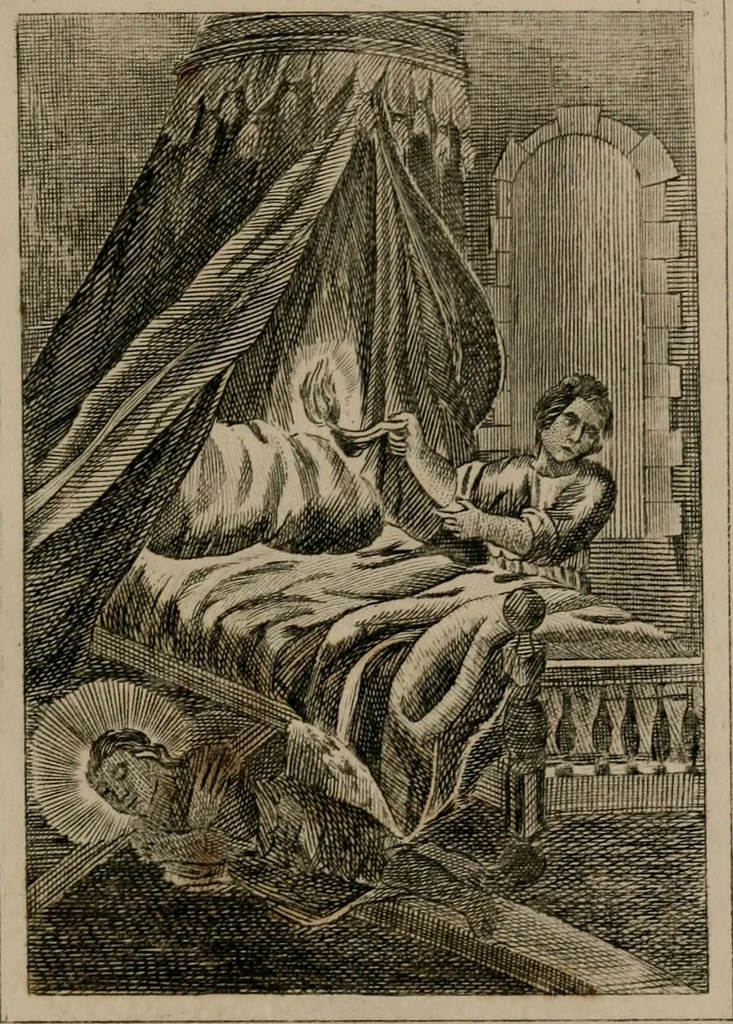 An illustration from Emblems divine and moral, 1839, leaf 300