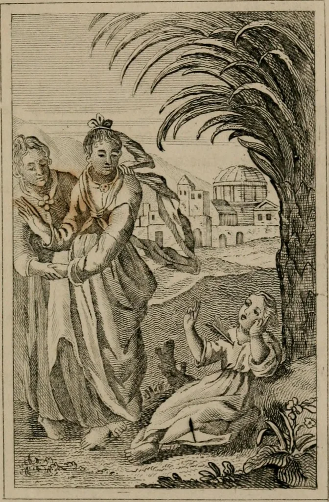 An illustration from Emblems divine and moral, 1839, leaf 330