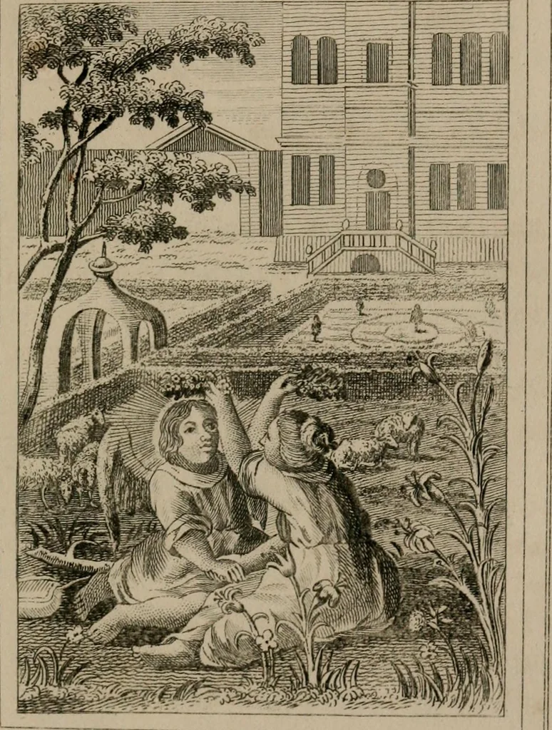 An illustration from Emblems divine and moral, 1839, leaf 340