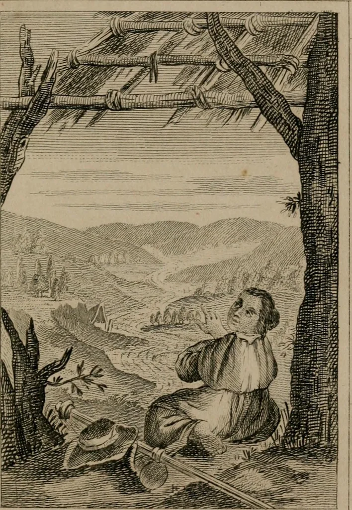 An illustration from Emblems divine and moral, 1839, leaf 360