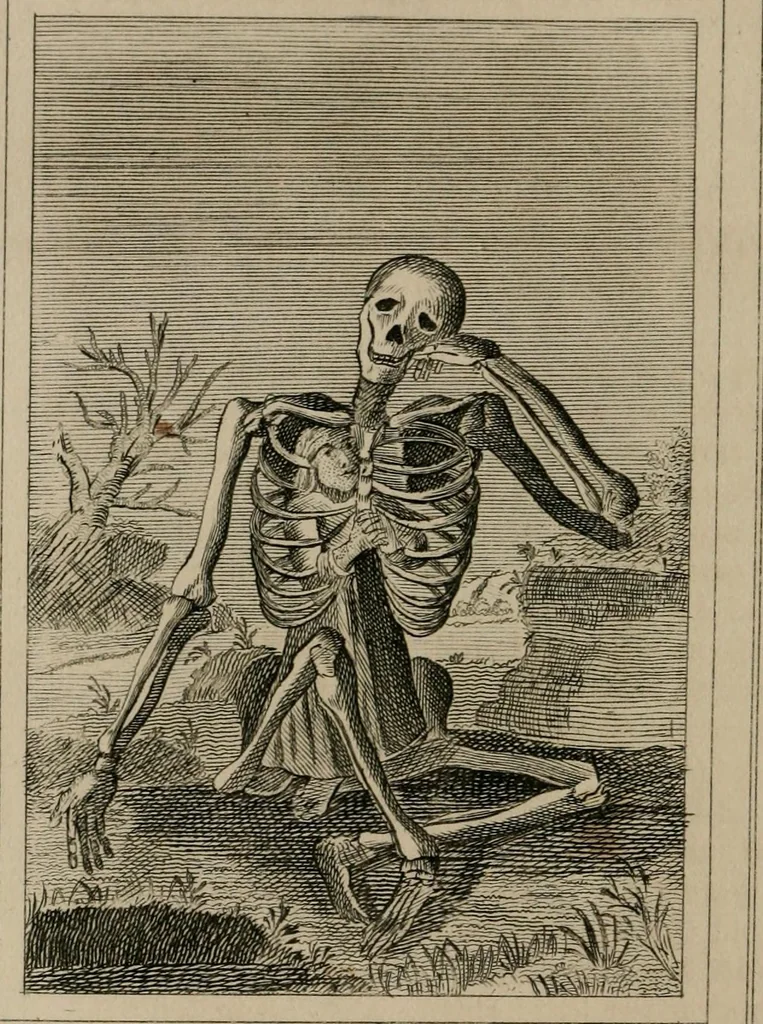 An illustration from Emblems divine and moral, 1839, leaf 365