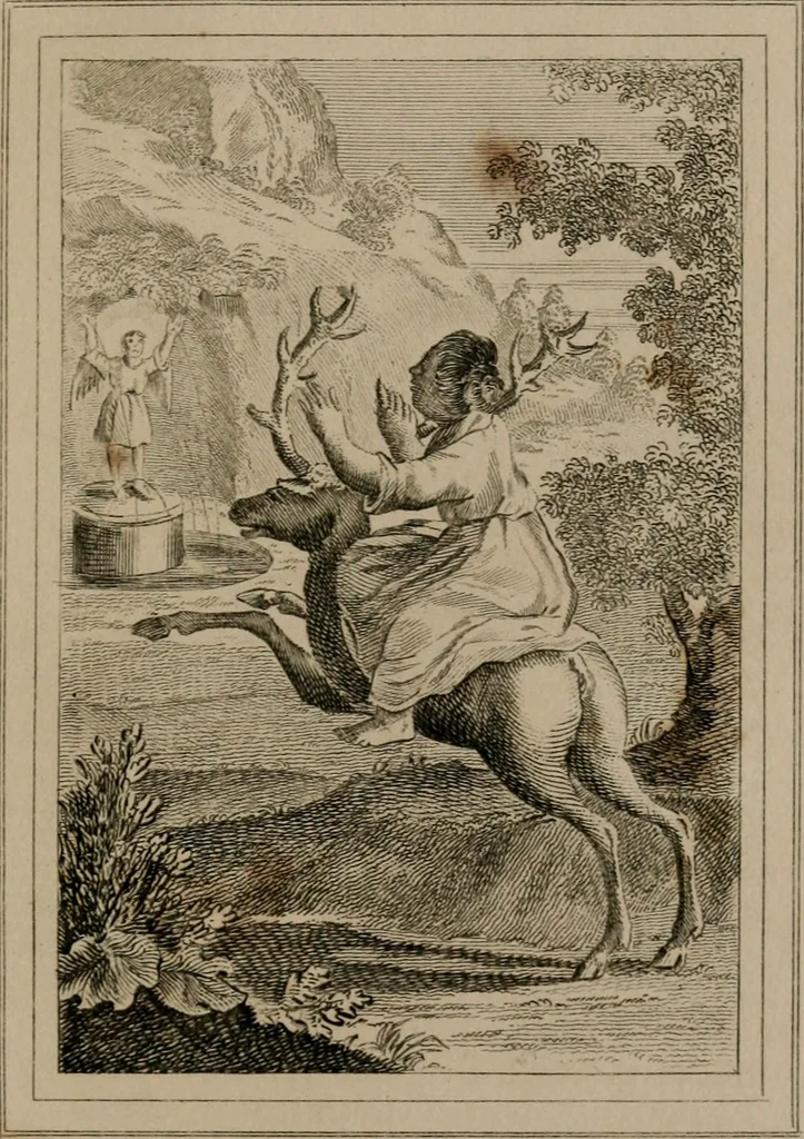 An illustration from Emblems divine and moral, 1839, leaf 380
