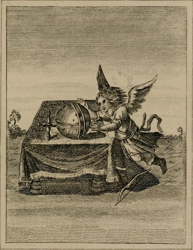 An illustration from Emblems divine and moral, 1839, leaf 50