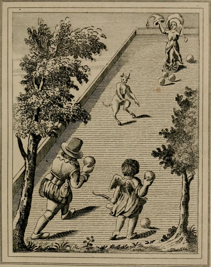 An illustration from Emblems divine and moral, 1839, leaf 70