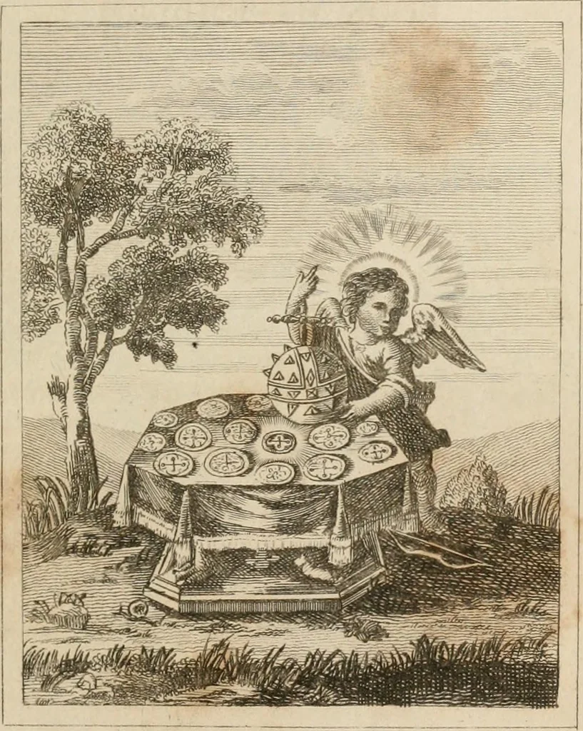 An illustration from Emblems, divine and moral. New ed., carefully rev. and corr., with recommendatory prefaces by Augustus Toplady, and John Ryland, 1839, leaf 118