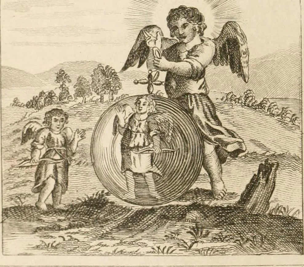 An illustration from Emblems, divine and moral. New ed., carefully rev. and corr., with recommendatory prefaces by Augustus Toplady, and John Ryland, 1839, leaf 123