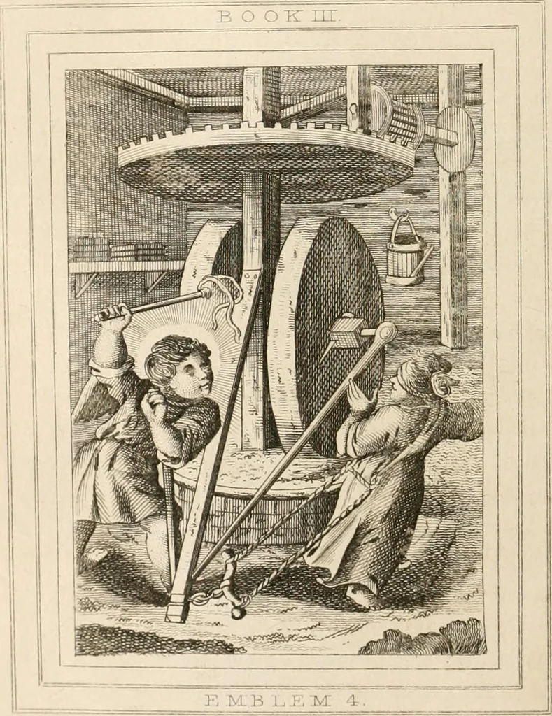 An illustration from Emblems, divine and moral. New ed., carefully rev. and corr., with recommendatory prefaces by Augustus Toplady, and John Ryland, 1839, leaf 193