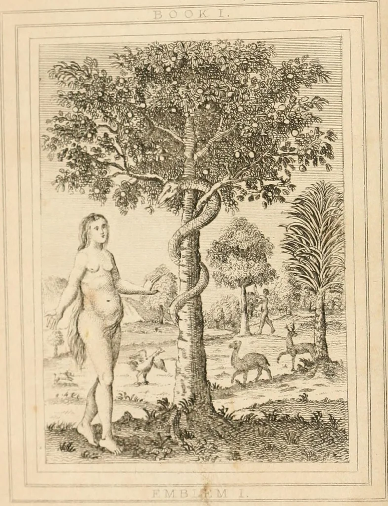 An illustration from Emblems, divine and moral. New ed., carefully rev. and corr., with recommendatory prefaces by Augustus Toplady, and John Ryland, 1839, leaf 23