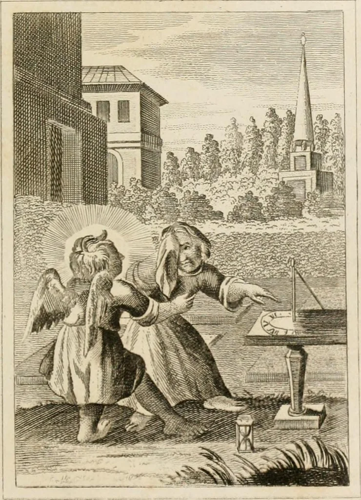 An illustration from Emblems, divine and moral. New ed., carefully rev. and corr., with recommendatory prefaces by Augustus Toplady, and John Ryland, 1839, leaf 242