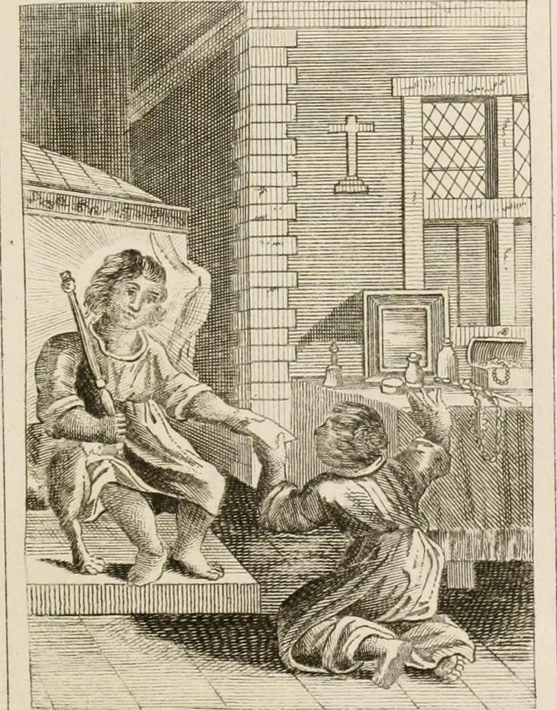 An illustration from Emblems, divine and moral. New ed., carefully rev. and corr., with recommendatory prefaces by Augustus Toplady, and John Ryland, 1839, leaf 282