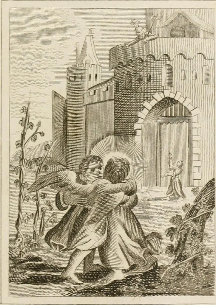An illustration from Emblems, divine and moral. New ed., carefully rev. and corr., with recommendatory prefaces by Augustus Toplady, and John Ryland, 1839, leaf 312