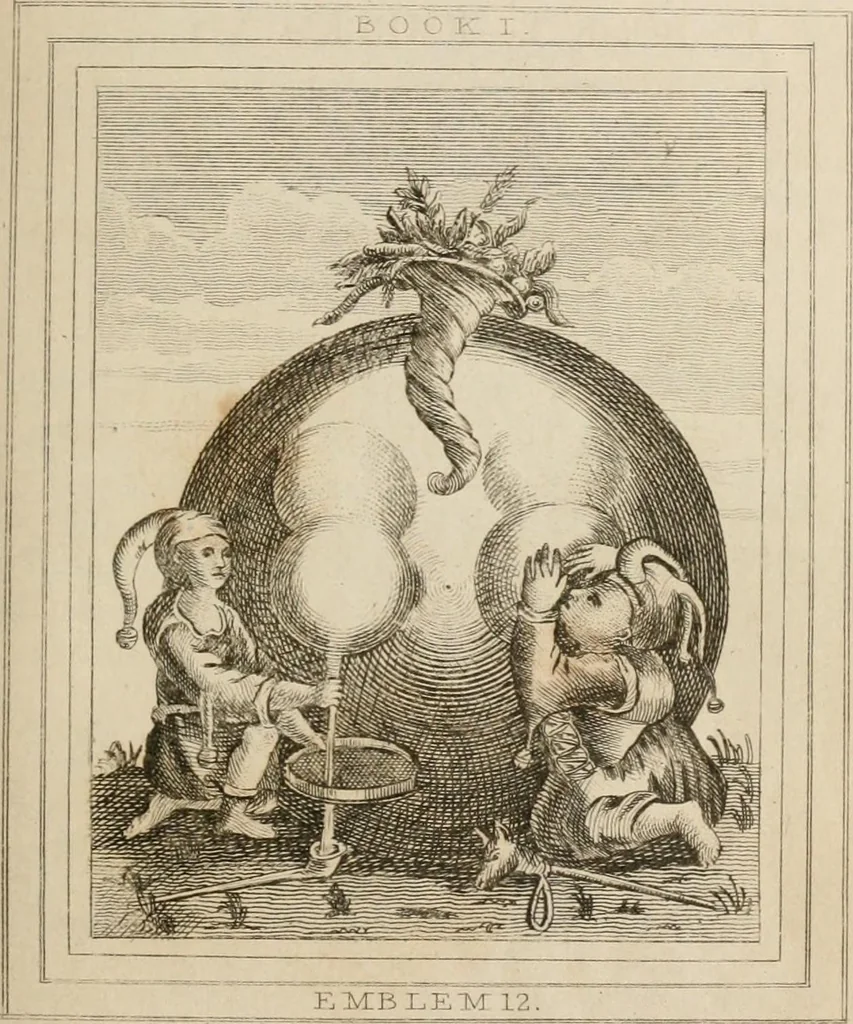 An illustration from Emblems, divine and moral. New ed., carefully rev. and corr., with recommendatory prefaces by Augustus Toplady, and John Ryland, 1839, leaf 78