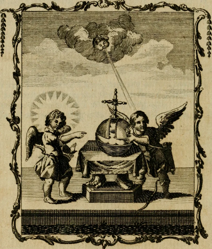 An illustration from Emblems divine and moral ; together with Hieroglyphics of the life of man, 1777, leaf 139