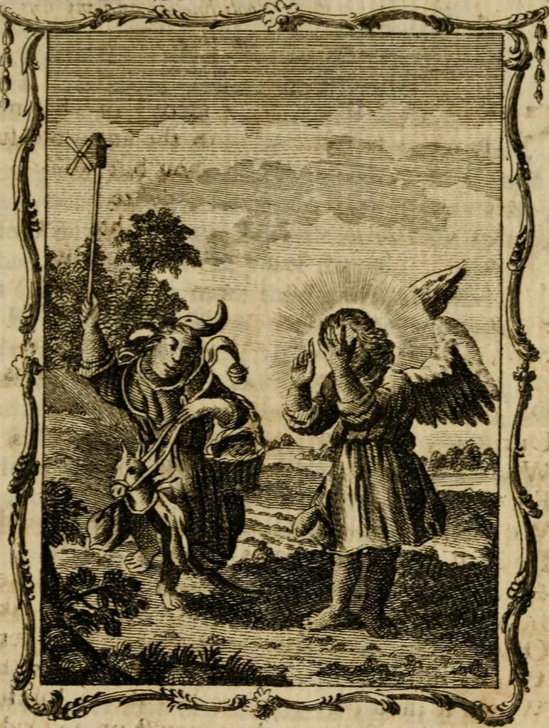 An illustration from Emblems divine and moral ; together with Hieroglyphics of the life of man, 1777, leaf 178