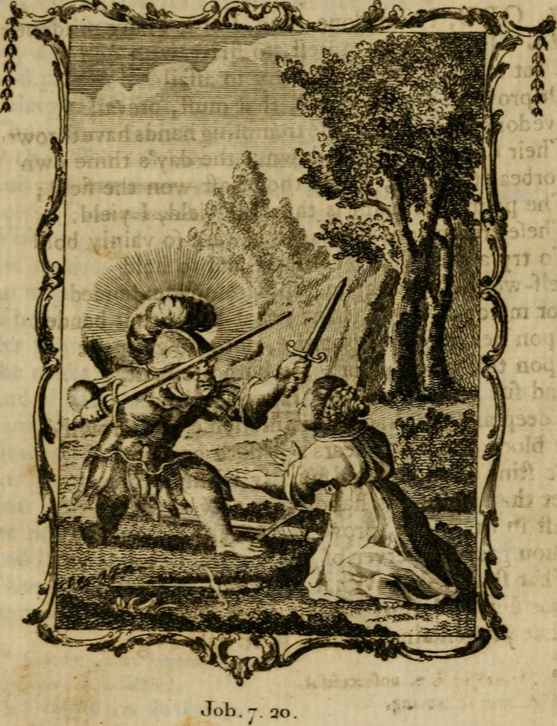 An illustration from Emblems divine and moral ; together with Hieroglyphics of the life of man, 1777, leaf 198
