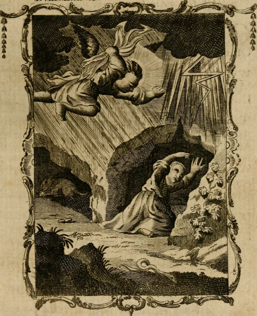 An illustration from Emblems divine and moral ; together with Hieroglyphics of the life of man, 1777, leaf 228