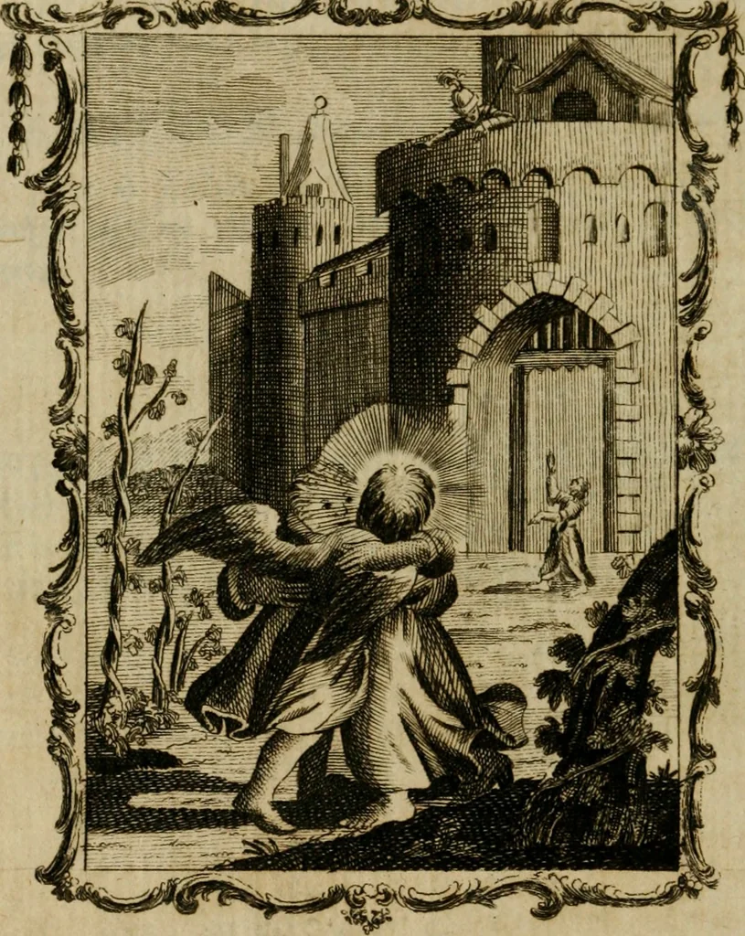 An illustration from Emblems divine and moral ; together with Hieroglyphics of the life of man, 1777, leaf 303