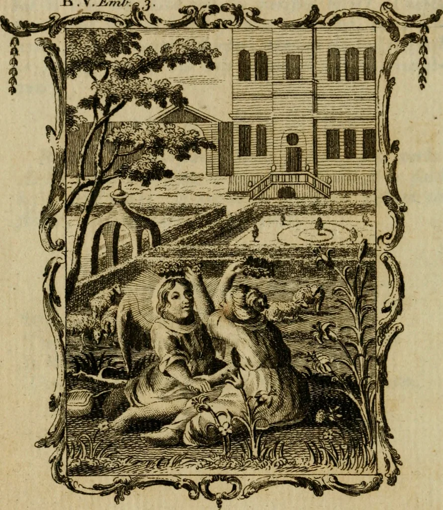 An illustration from Emblems divine and moral ; together with Hieroglyphics of the life of man, 1777, leaf 333