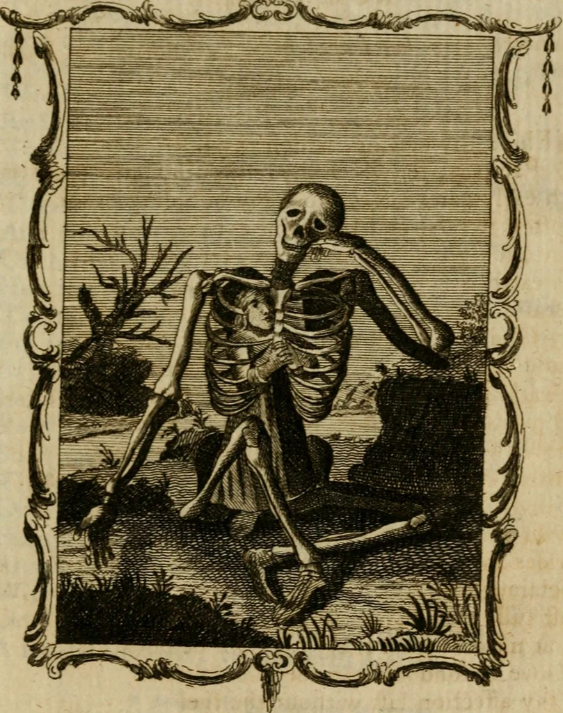 An illustration from Emblems divine and moral ; together with Hieroglyphics of the life of man, 1777, leaf 358