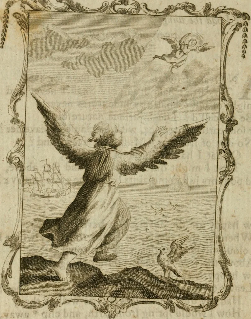 An illustration from Emblems divine and moral ; together with Hieroglyphics of the life of man, 1777, leaf 383